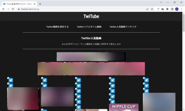 ツイッター人気動画ランキングのイメージ