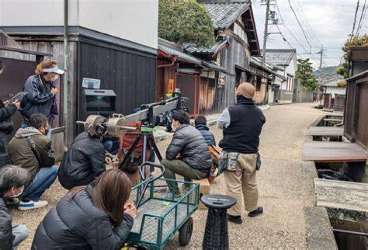 若手俳優 テレビドラマ撮影
